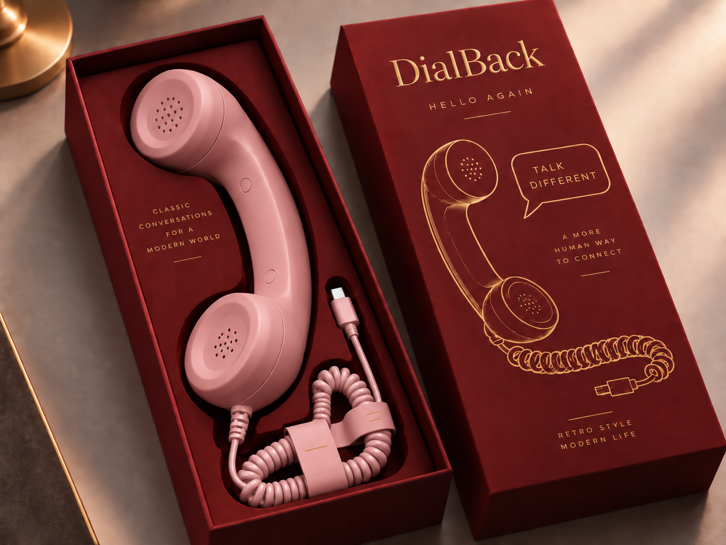 DialBack - Vintage 80s Phone Handset